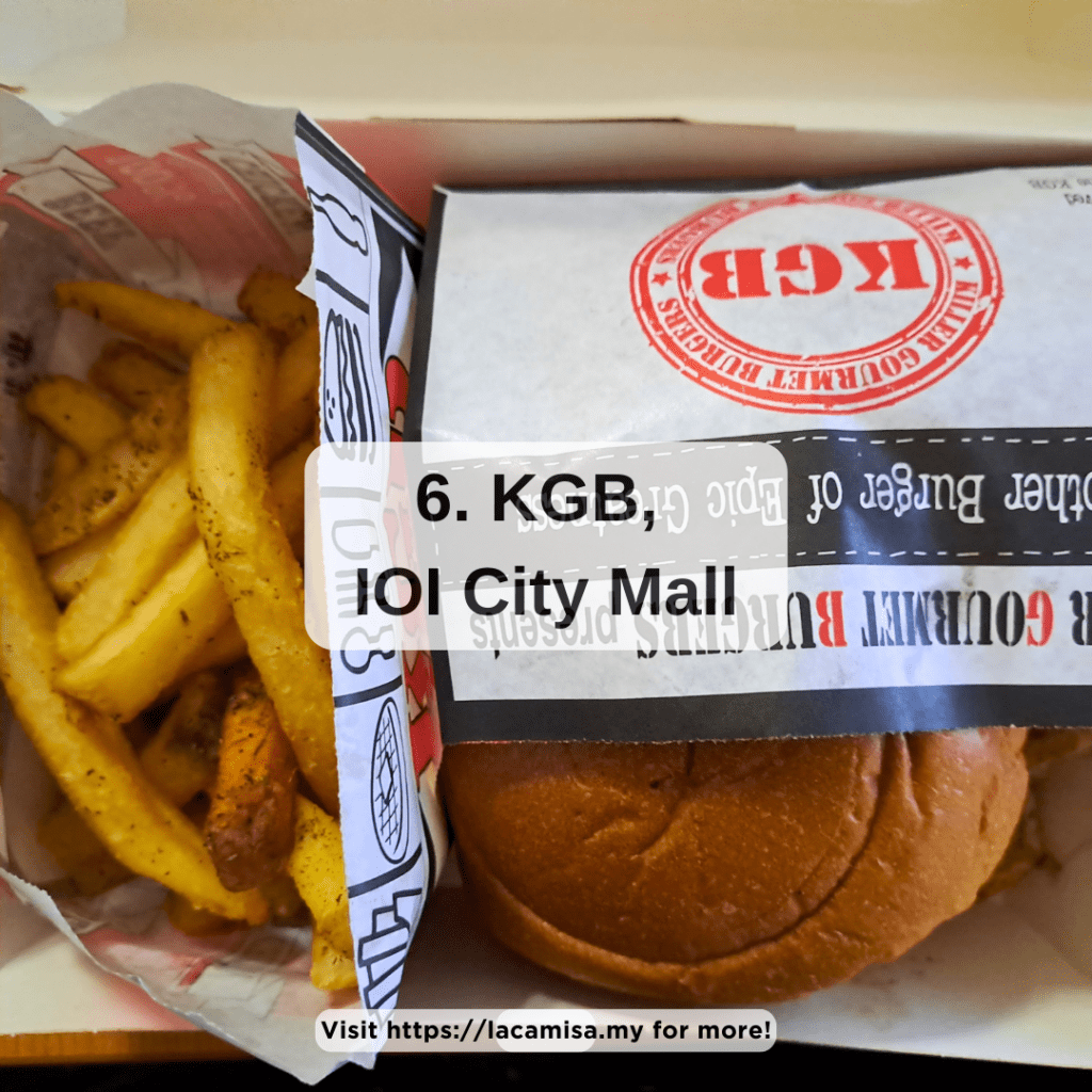 Killer Gourmet Burgers (KGB), IOI City Mall, Putrajaya