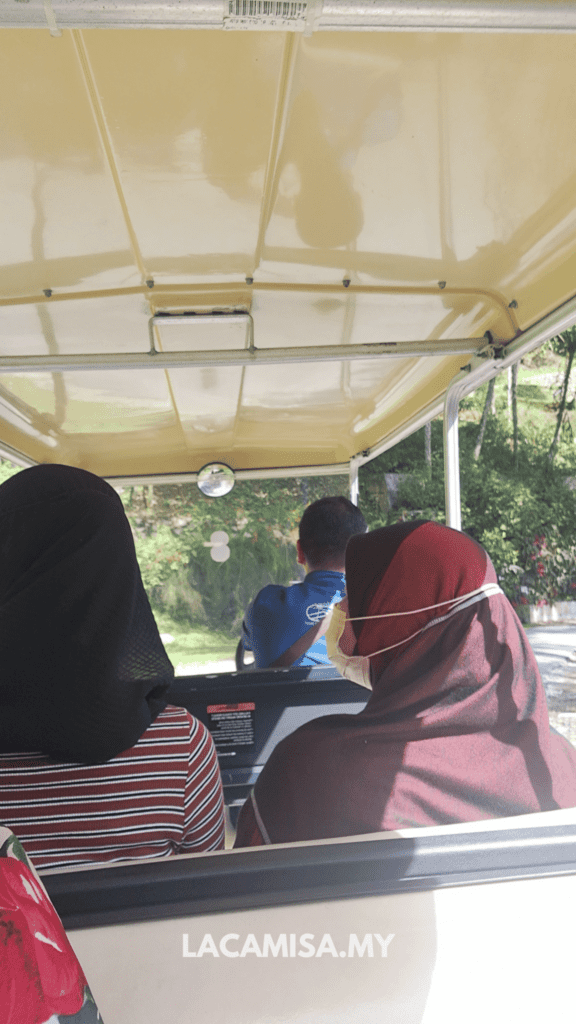 A buggy ride to Kopi Hutan at a charge of RM 30 per ride