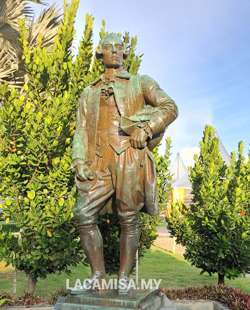 Francis Light Statue in Fort Cornwallis, Penang