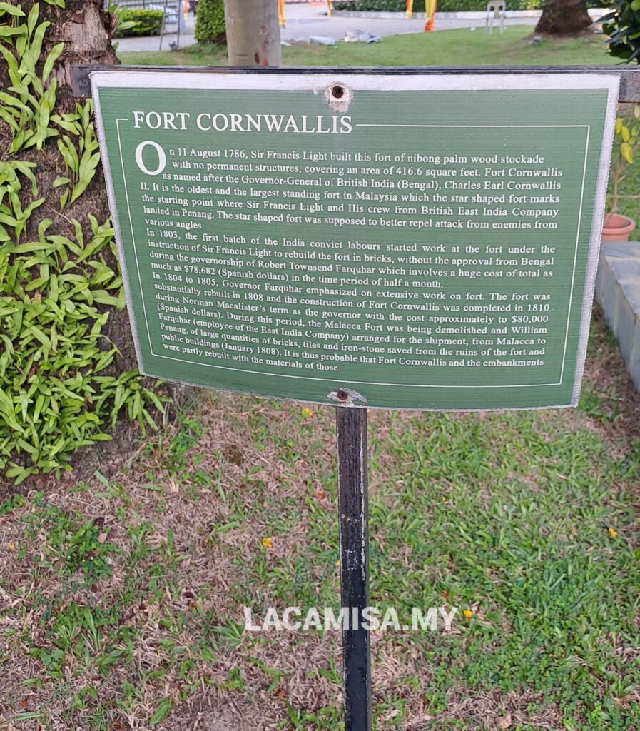 More infos about Fort Cornwallis, Penang