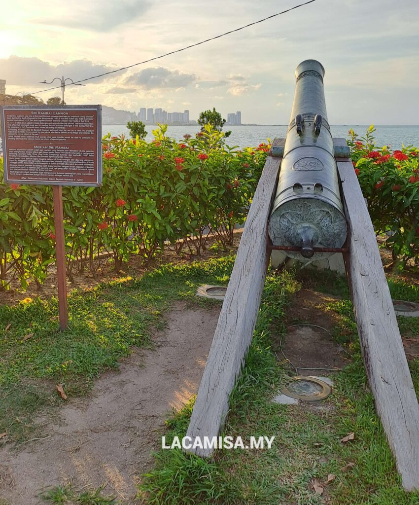 The legendary Seri Rambai Cannon in Fort Cornwallis, Penang