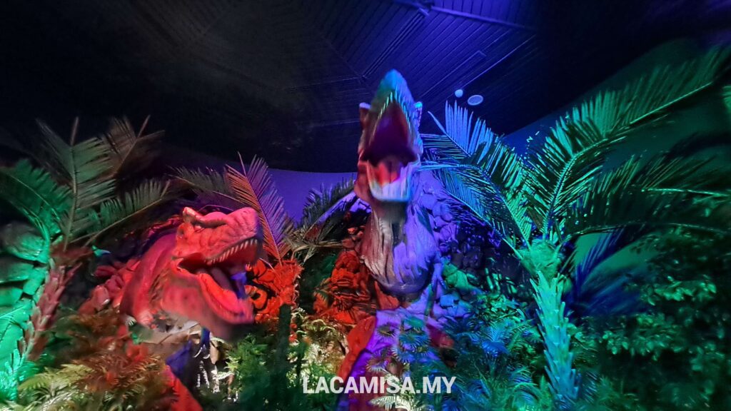 Some of the dinosaurs in Dinosaur Encounter Zone of Wetland Studios Putrajaya