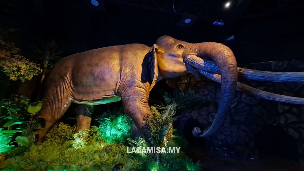 The remake of Stegodon, the ancient giant elephant in Wetland Studios Putrajaya
