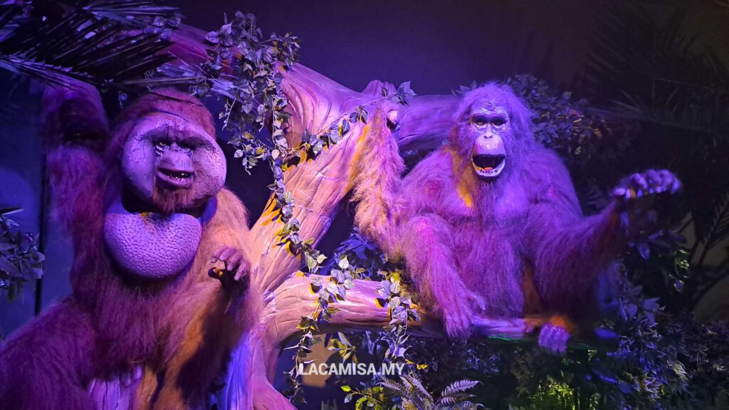 Orangutans in Wetland Studios Putrajaya