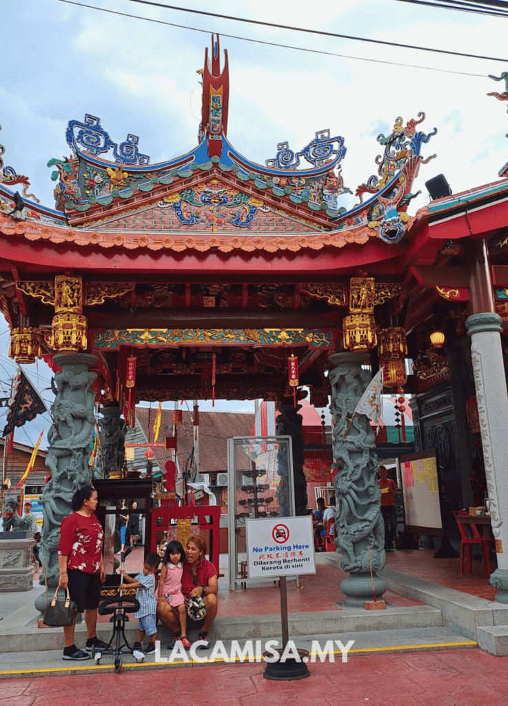 A Chinese temple nearby the chew jetty penang