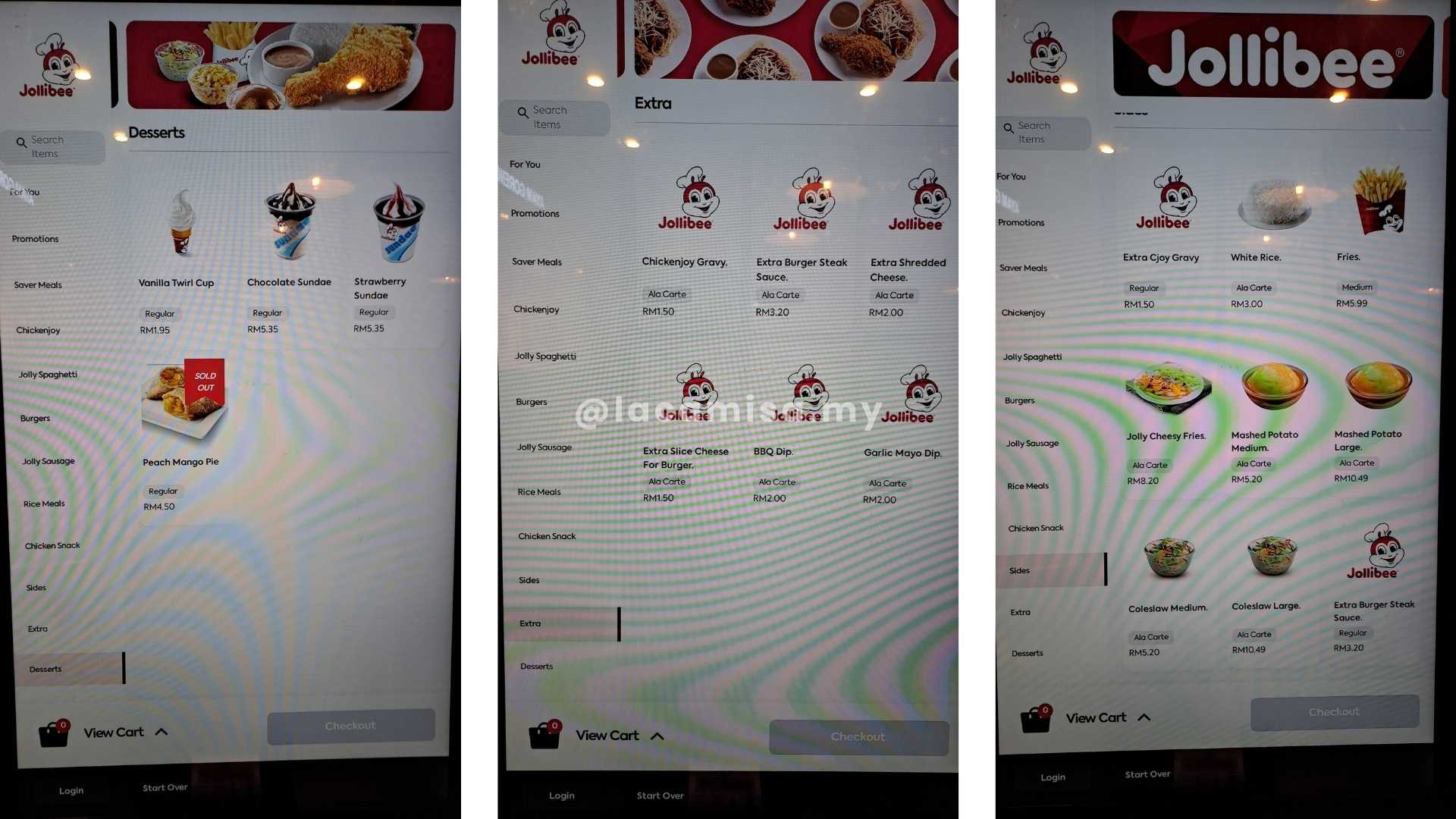 The are various kind of meals to pick from in Jollibee