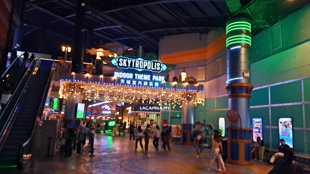 The entrance to Skytropolis Indoor Theme Park at Genting Highlands