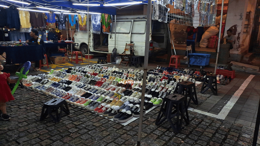 Sneakers with various type of designs.