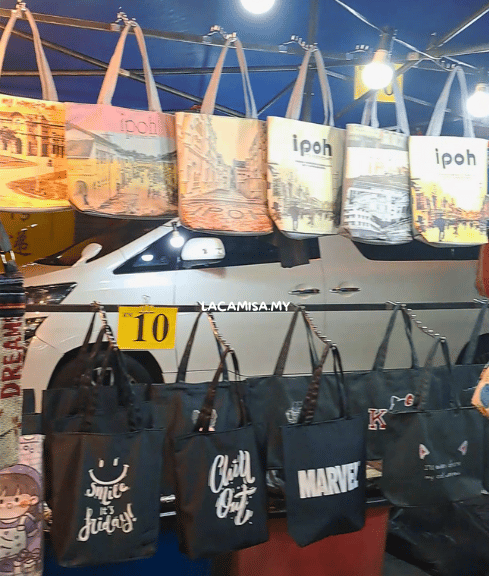 Ipoh-themed bags.