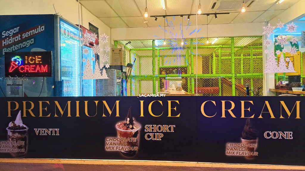 Premium Ice Cream at Kinta Riverfront Walk.