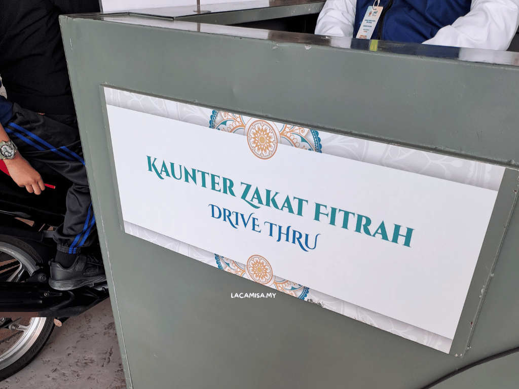 Drive Thru Counter - Zakat Fitrah in Presint 3 Putrajaya
