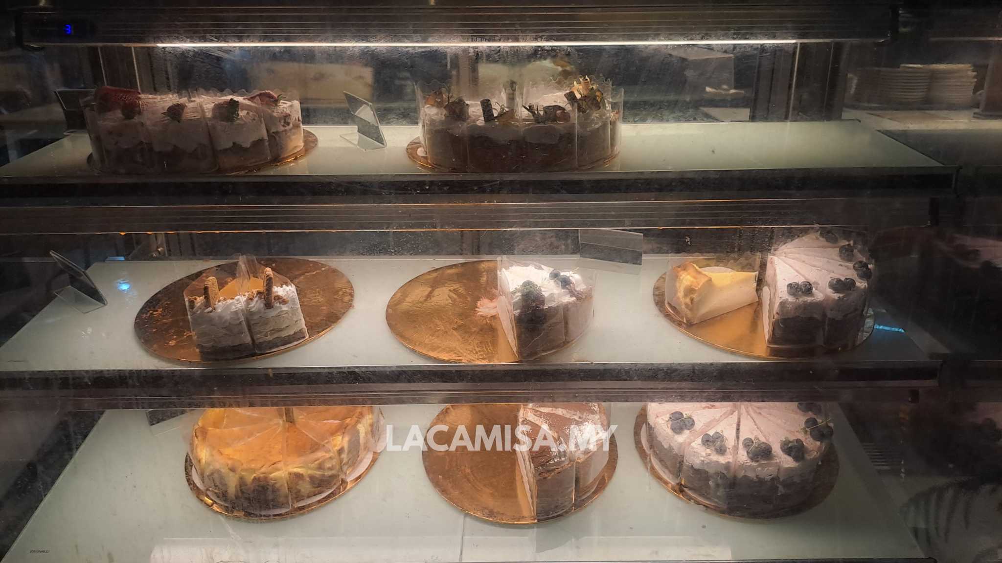 Plenty of tempting cake options to choose from