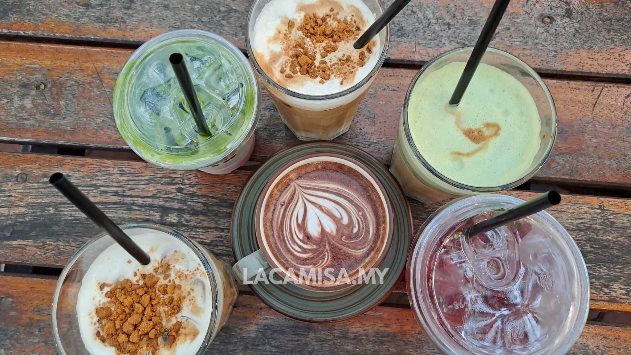 From the top view, our drinks look as amazing as they taste, every sip was a delight