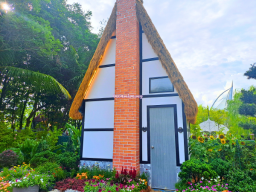 Close-up view of the barn in the garden showcase by Equestrian Park Putrajaya