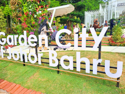 The garden city of Johor Bahru signage.