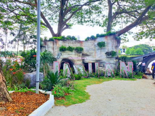 The boulders at the Labuan Garden Showcase