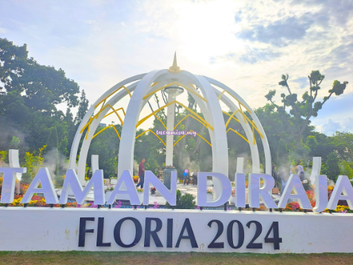 Taman Diraja (Royal Garden) during the Putrajaya Royal Floria Festival 2024.