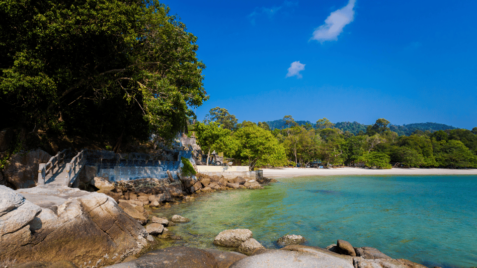 Teluk Nipah coral beach Pangkor Island, Perak