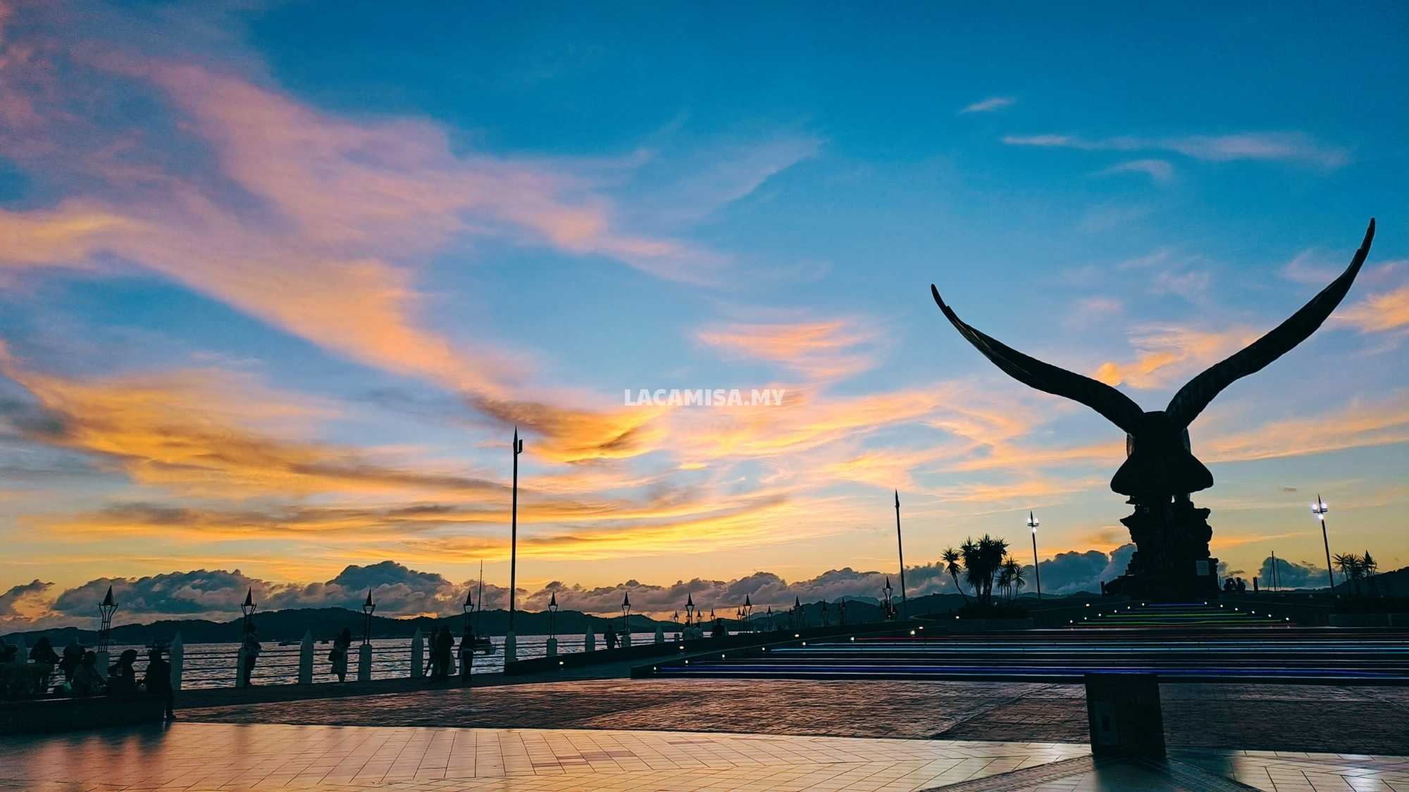 Eagle Square Langkawi (beautiful sunset)