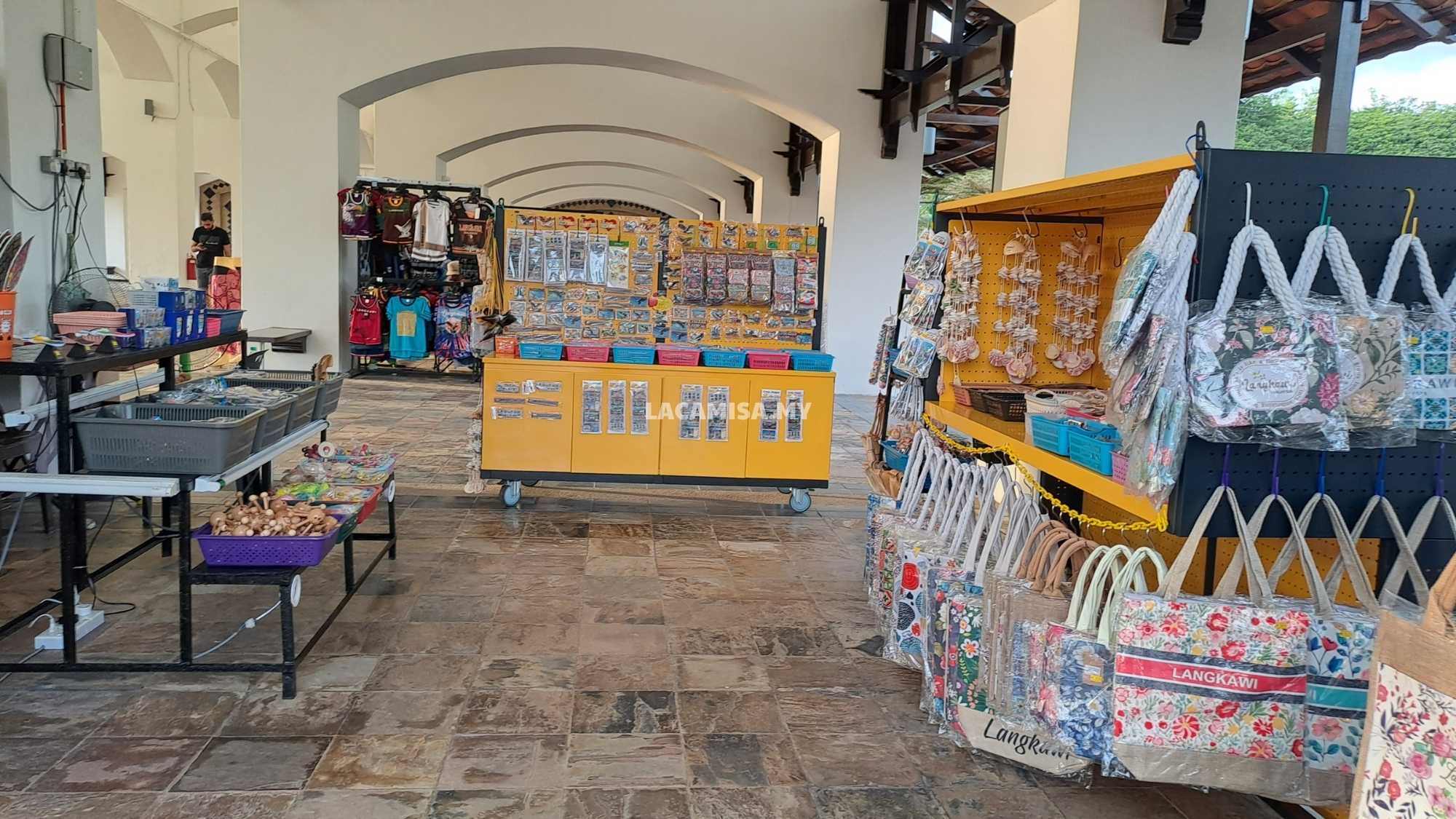 Plenty of souvenirs can be found here