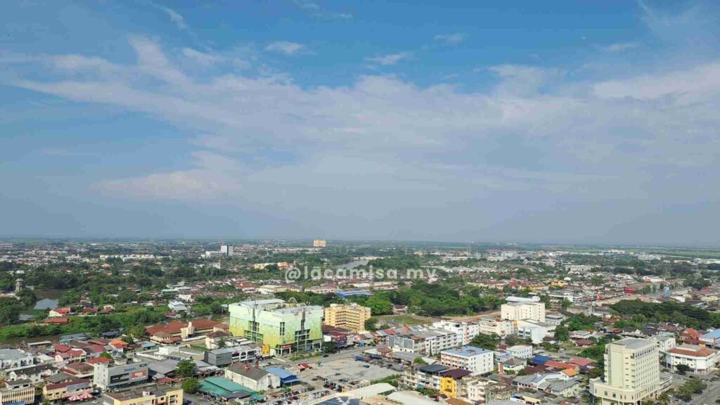 Beautiful views of Alor Setar city in Kedah, Malaysia.