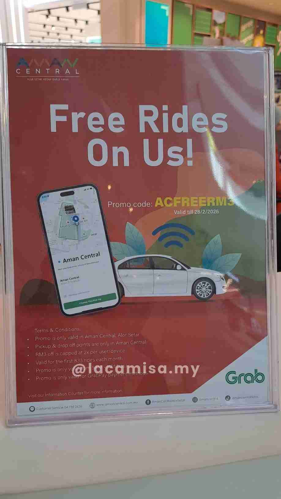 Grab pay ride promo code. Valid until 28 February 2026 only.