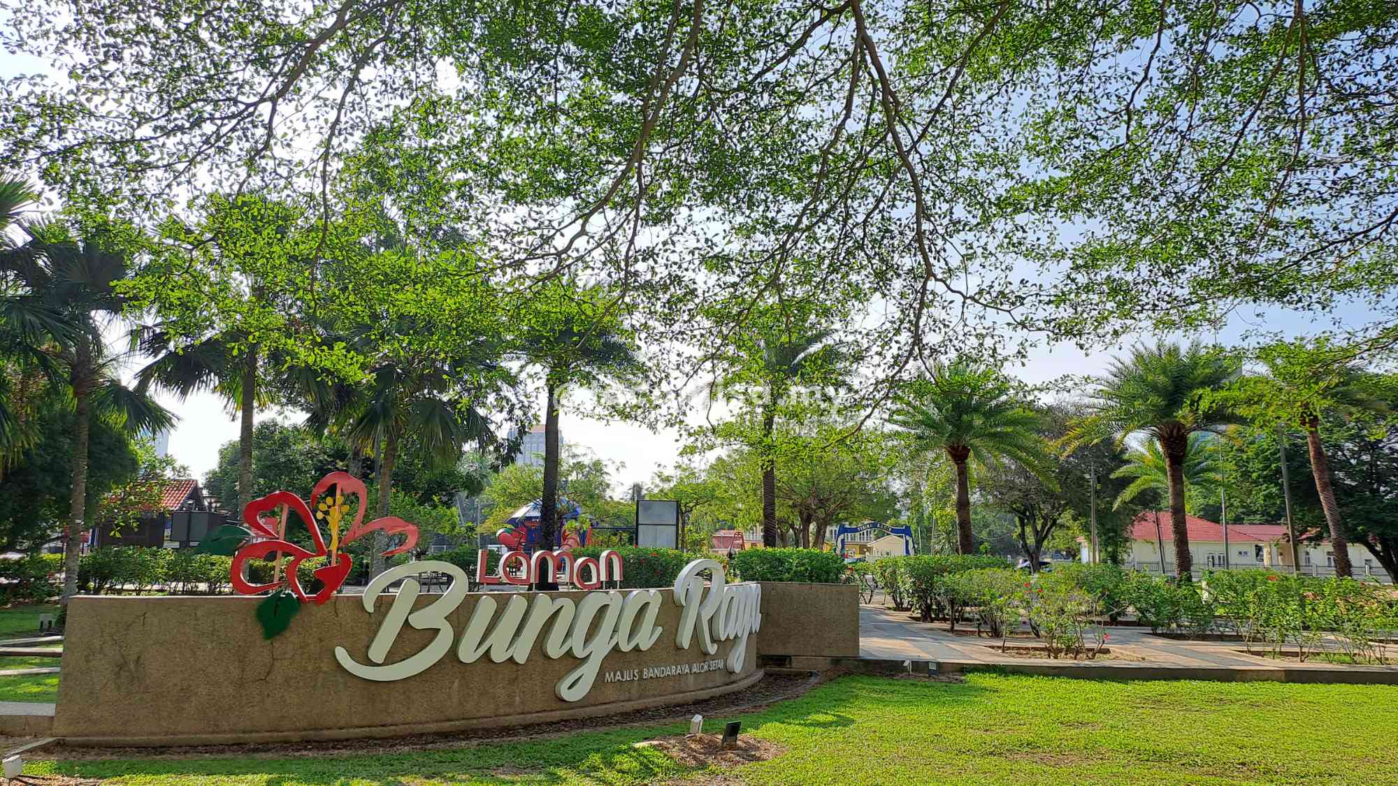Laman Bunga Raya, Alor Setar, Kedah (sign)
