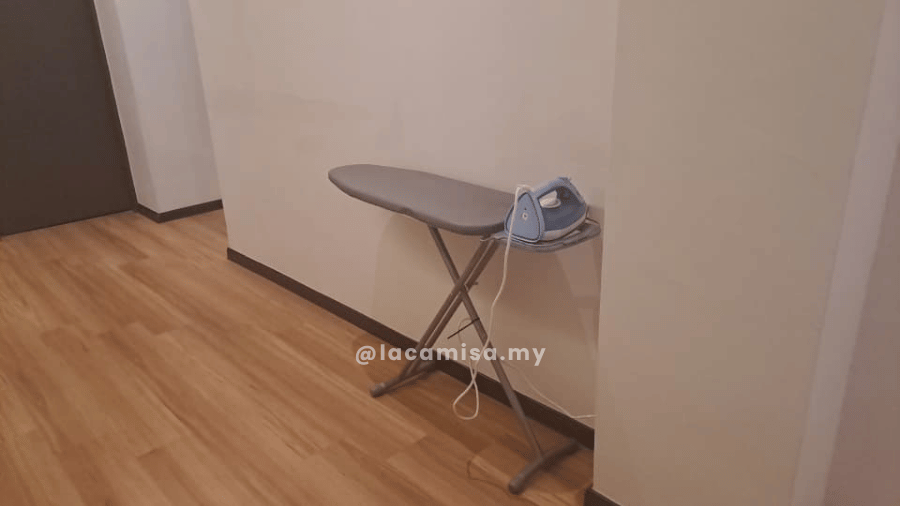Shared ironing facilities outside of the rooms in Karasky Hotel